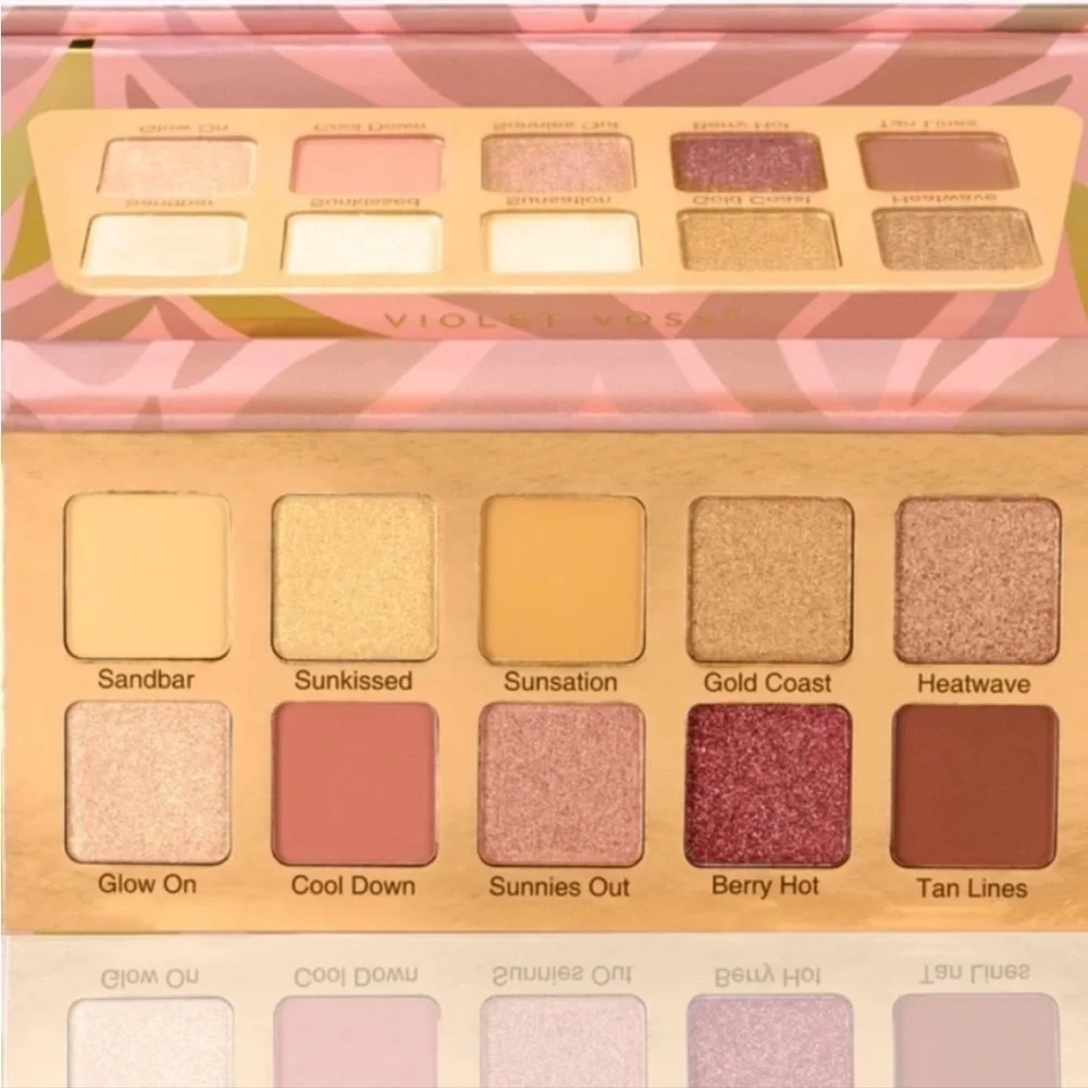 Violet Voss Sunkissed Summer eyeshadow palette pro series summer never used